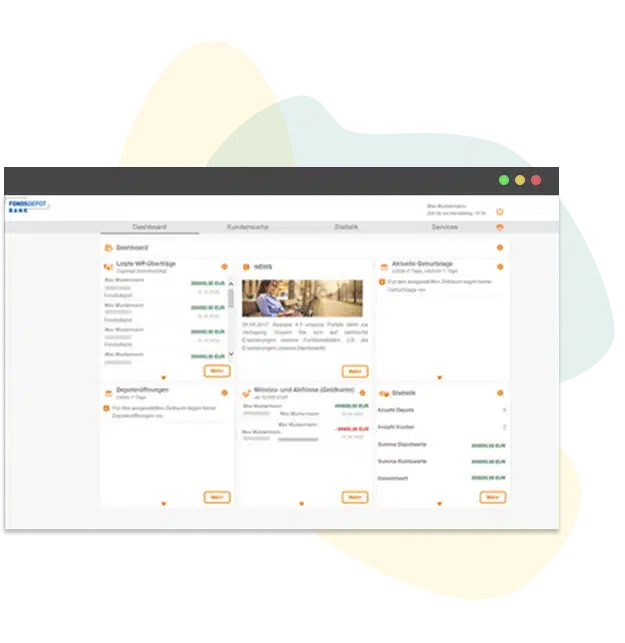 Grafik: Fondsdepot Bank-Depot behalten – mit PROfinance als Vermittler Rückvergütung sichern, Ausgabeaufschläge vermeiden und bessere Fondskonditionen nutzen