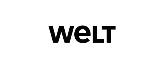 Logo der WELT – PROfinance in der Presse als Anbieter für transparente Fondsabwicklung und Rückvergütung erwähnt